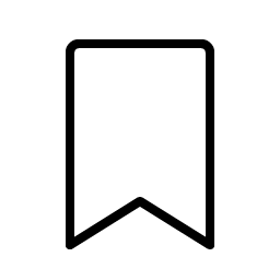 bookmark simple thin