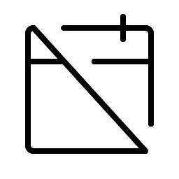 calendar slash thin