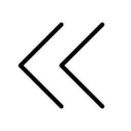 caret double left thin