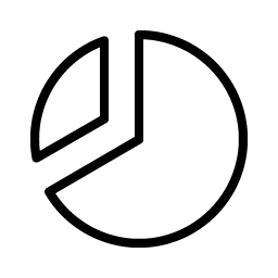 chart pie slice thin