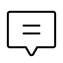 chat centered text thin