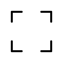 Corners Out Thin icon - free SVG