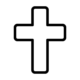 Cross Thin icon - free SVG