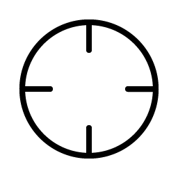 Crosshair Simple Thin icon
