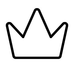 Crown Simple Thin icon