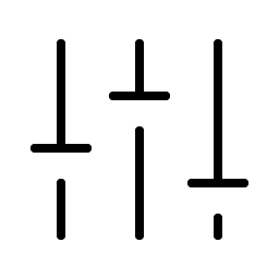 Faders Thin icon