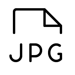 File Jpg Thin icon