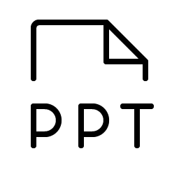 File Ppt Thin icon