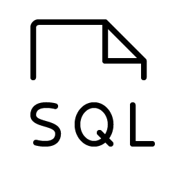 File Sql Thin icon