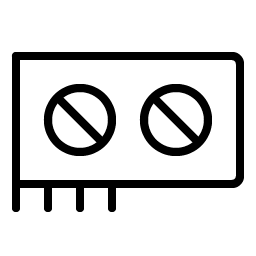 Graphics Card Thin icon