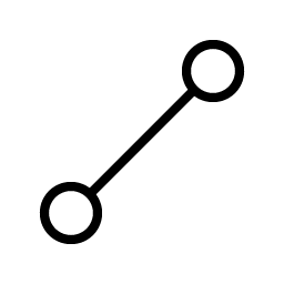 Line Segment Thin icon