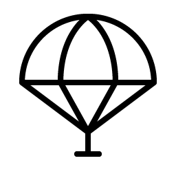 Parachute Thin icon