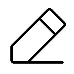 Pencil Simple Line Thin icon
