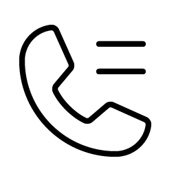 Phone List Thin icon