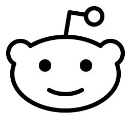 reddit logo thin