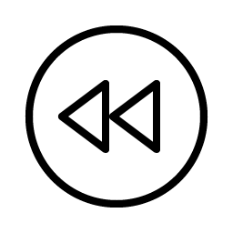 rewind circle thin