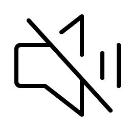 speaker simple slash thin