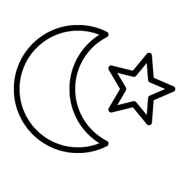 star and crescent thin