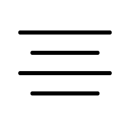 text align center thin