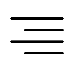 text align right thin