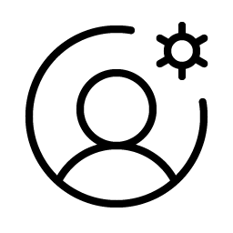 user circle gear thin