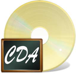 Fichiers CDA icon - free SVG