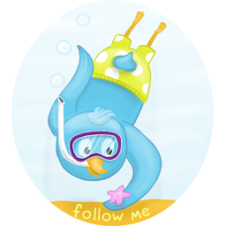 Summer Diving Follow Me icon - free SVG