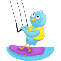 Summer Waterskiing No Text icon - free SVG